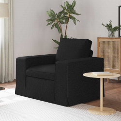 Sofa Czarny 103 x 80 x 82 cm tkanina