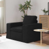 Sofa Czarny 103 x 80 x 82 cm tkanina