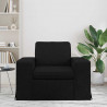 Sofa Czarny 103 x 80 x 82 cm tkanina