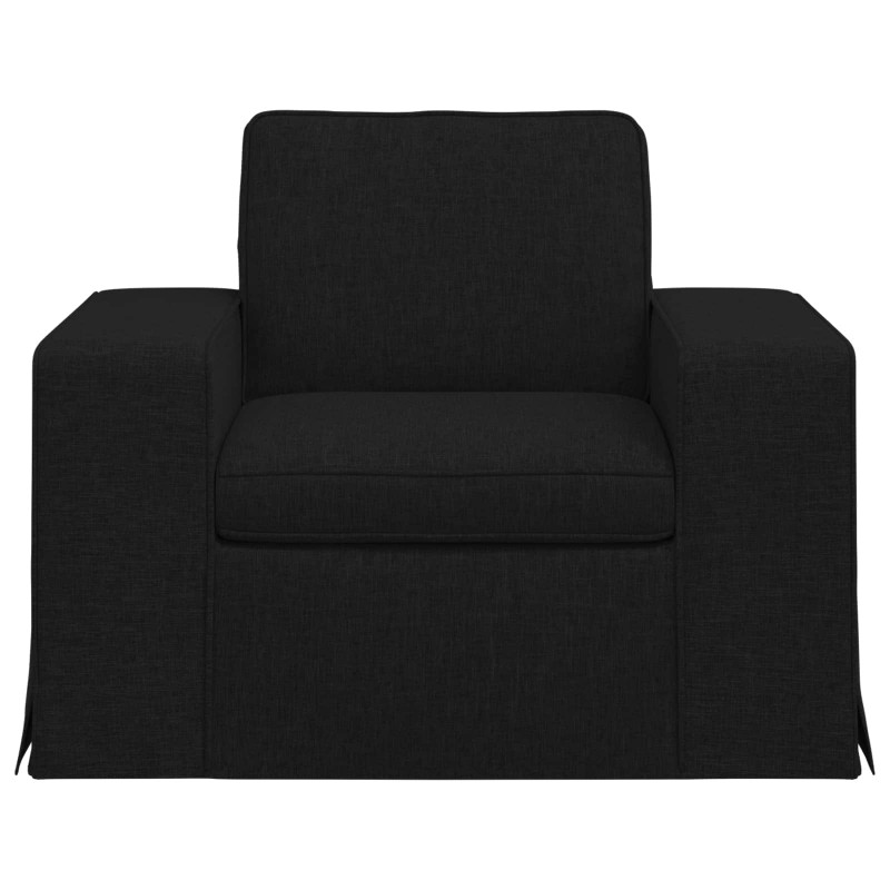 Sofa Czarny 103 x 80 x 82 cm tkanina