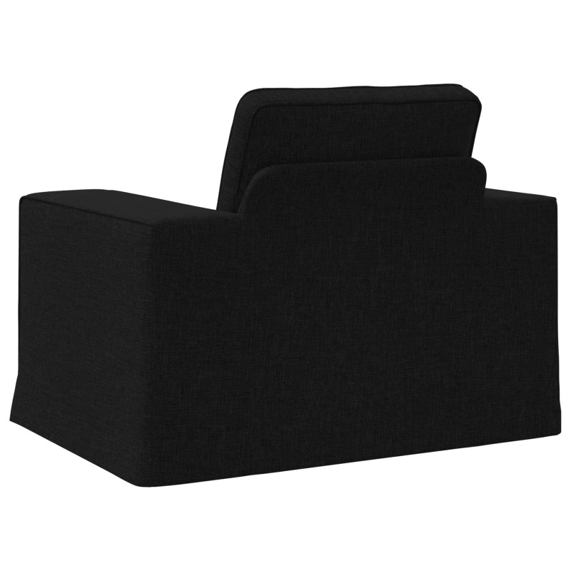 Sofa Czarny 103 x 80 x 82 cm tkanina