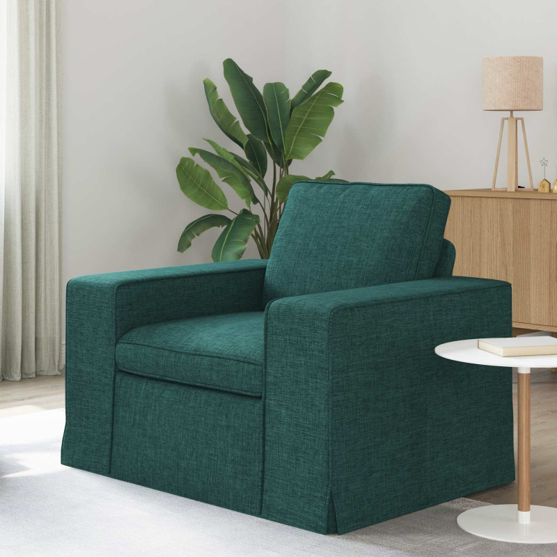 Sofa Ciemna zieleń 103 x 80 x 82 cm tkanina