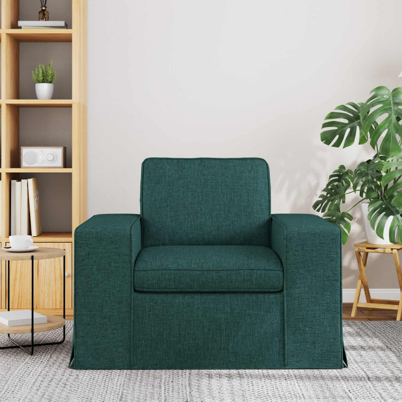 Sofa Ciemna zieleń 103 x 80 x 82 cm tkanina