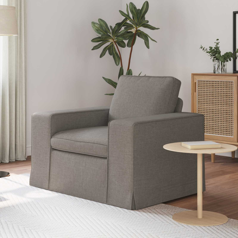 Sofa Ciemnoszary 103 x 80 x 82 cm tkanina
