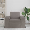 Sofa Ciemnoszary 103 x 80 x 82 cm tkanina