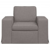 Sofa Ciemnoszary 103 x 80 x 82 cm tkanina
