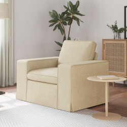 Sofa Kremowy 103 x 80 x 82 cm tkanina