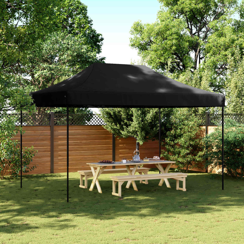 Namiot Imprezowy Czarny 292 x 440 x 315 cm Materiał Oxford