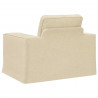 Sofa Kremowy 103 x 80 x 82 cm tkanina