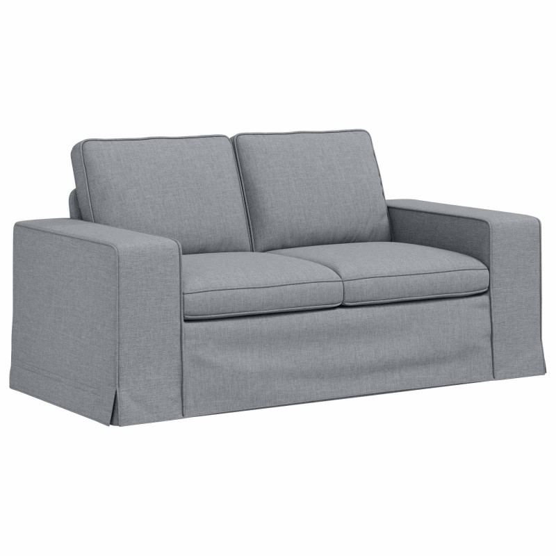 Sofa Jasnoszary 162 x 80 x 82 cm tkanina