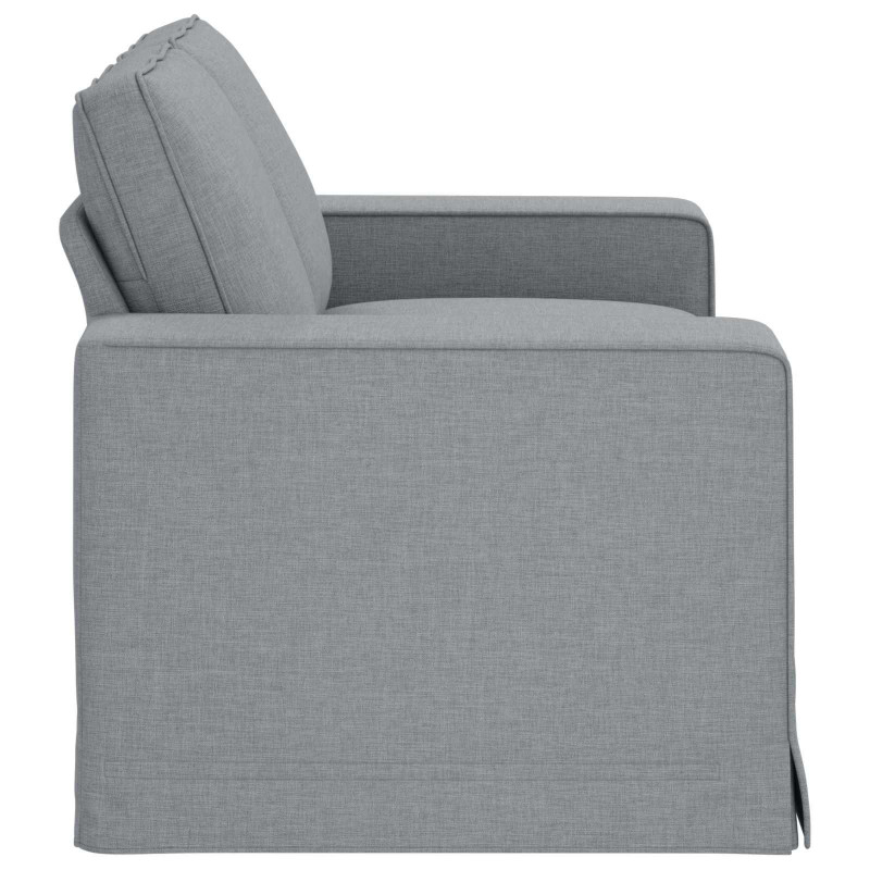 Sofa Jasnoszary 162 x 80 x 82 cm tkanina