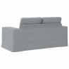 Sofa Jasnoszary 162 x 80 x 82 cm tkanina