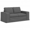 Sofa Ciemnoszary 162 x 80 x 82 cm tkanina