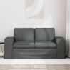 Sofa Ciemnoszary 162 x 80 x 82 cm tkanina