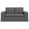 Sofa Ciemnoszary 162 x 80 x 82 cm tkanina
