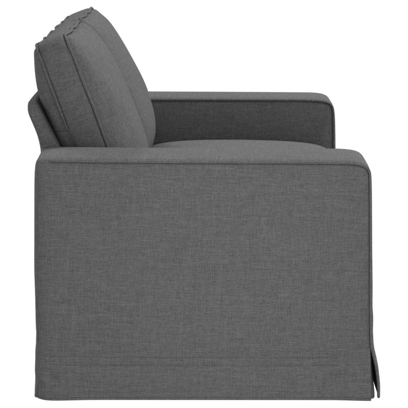 Sofa Ciemnoszary 162 x 80 x 82 cm tkanina