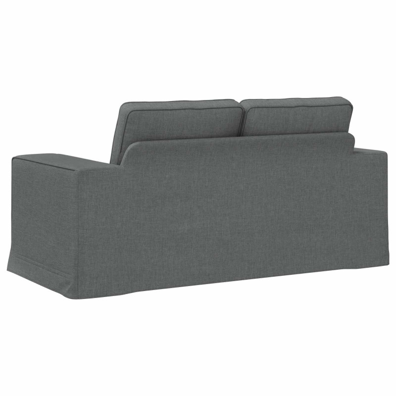 Sofa Ciemnoszary 162 x 80 x 82 cm tkanina