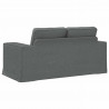 Sofa Ciemnoszary 162 x 80 x 82 cm tkanina