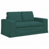Sofa Ciemna zieleń 162 x 80 x 82 cm tkanina