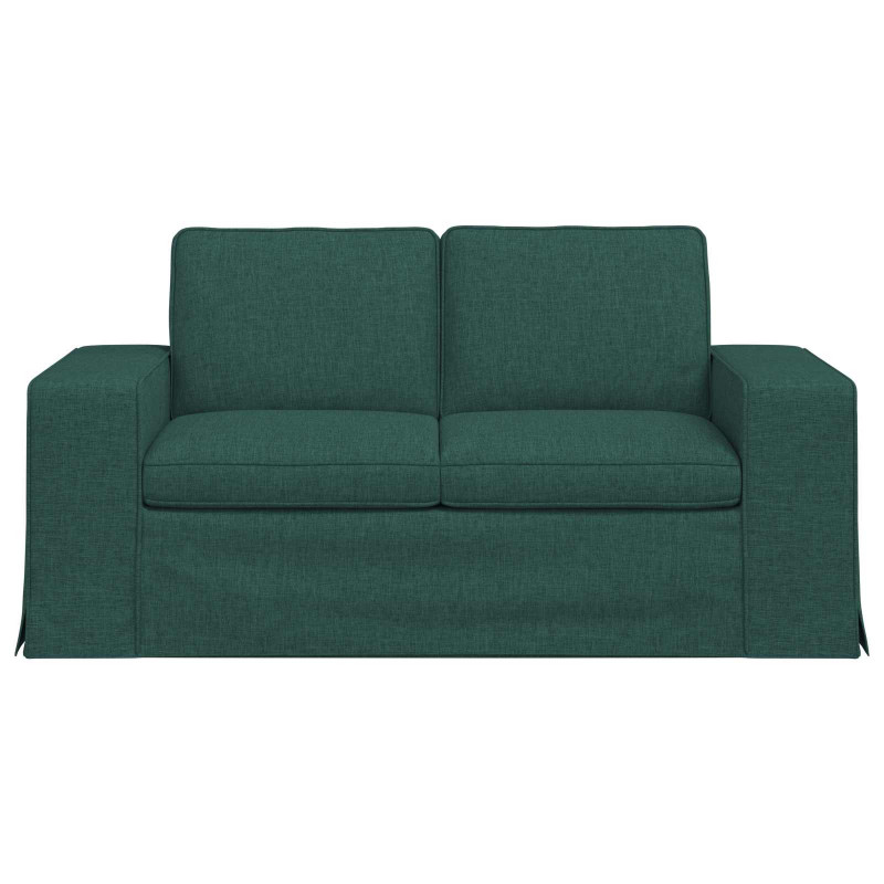 Sofa Ciemna zieleń 162 x 80 x 82 cm tkanina