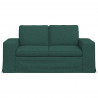 Sofa Ciemna zieleń 162 x 80 x 82 cm tkanina