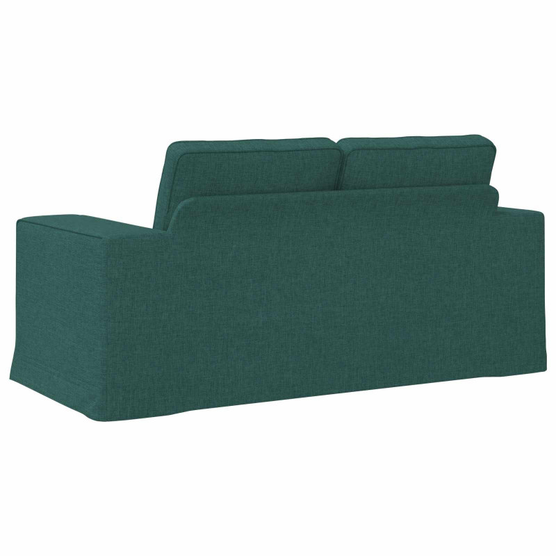 Sofa Ciemna zieleń 162 x 80 x 82 cm tkanina