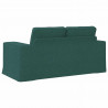 Sofa Ciemna zieleń 162 x 80 x 82 cm tkanina