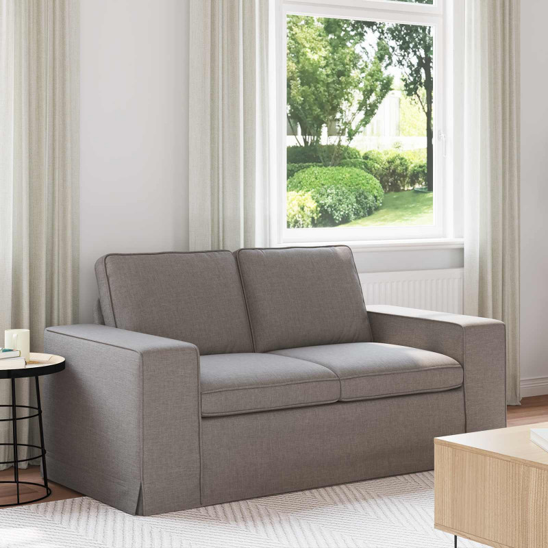 Sofa Ciemnoszary 162 x 80 x 82 cm tkanina