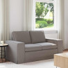 Sofa Ciemnoszary 162 x 80 x 82 cm tkanina