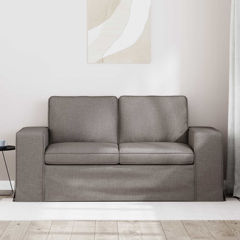 Sofa Ciemnoszary 162 x 80 x 82 cm tkanina