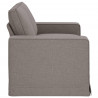 Sofa Ciemnoszary 162 x 80 x 82 cm tkanina