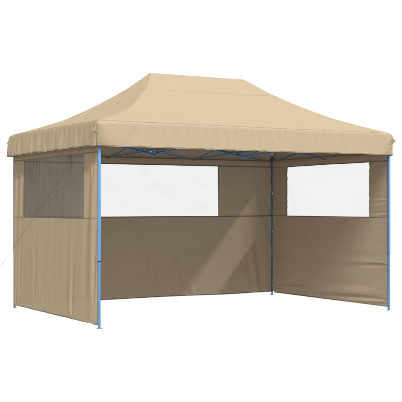 Namiot Imprezowy Beżowy 292 x 440 x 315 cm Materiał Oxford