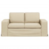 Sofa Kremowy 162 x 80 x 82 cm tkanina
