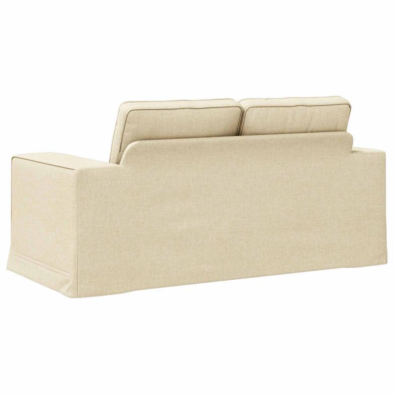 Sofa Kremowy 162 x 80 x 82 cm tkanina