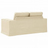 Sofa Kremowy 162 x 80 x 82 cm tkanina