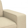 Sofa Kremowy 162 x 80 x 82 cm tkanina