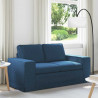 Sofa Niebieski 162 x 80 x 82 cm tkanina