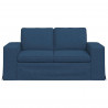 Sofa Niebieski 162 x 80 x 82 cm tkanina