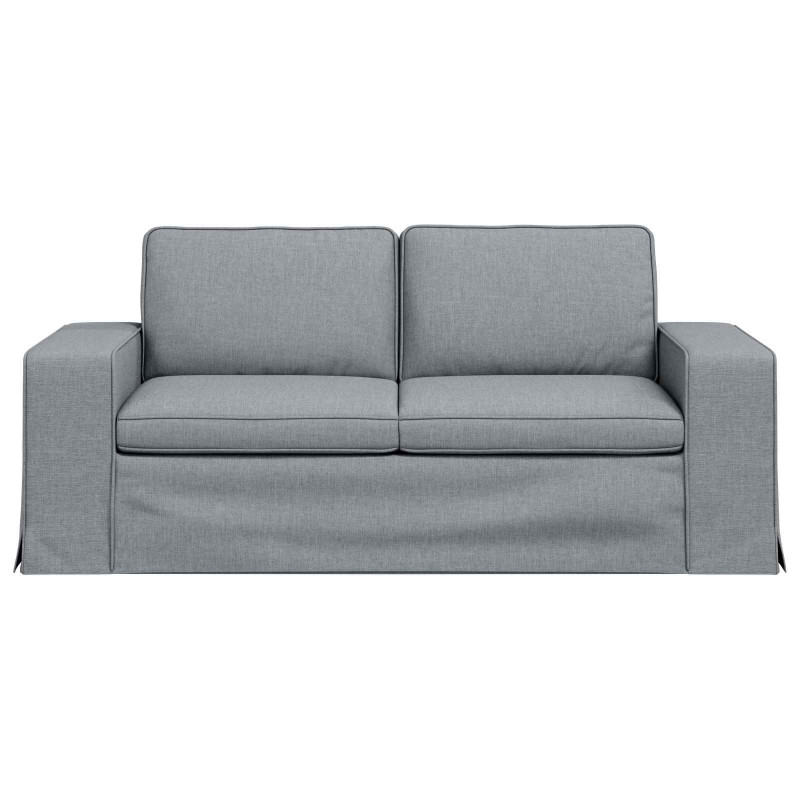 Sofa Jasnoszary 182 x 80 x 82 cm tkanina