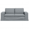 Sofa Jasnoszary 182 x 80 x 82 cm tkanina