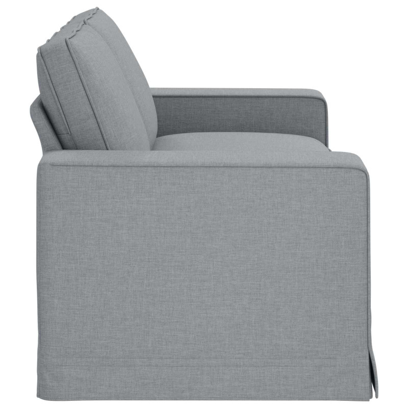 Sofa Jasnoszary 182 x 80 x 82 cm tkanina