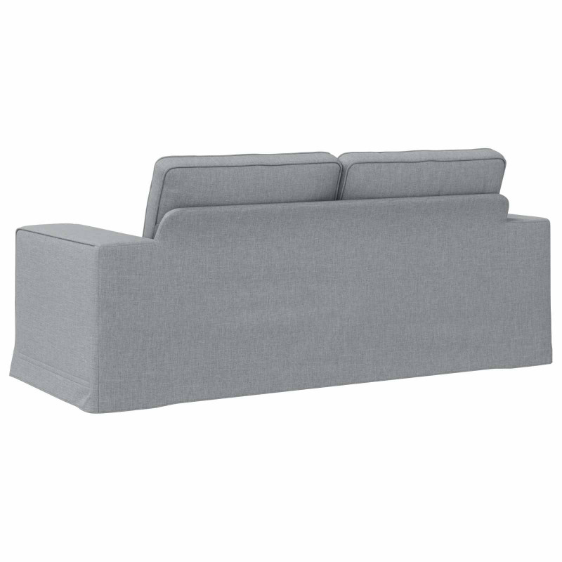 Sofa Jasnoszary 182 x 80 x 82 cm tkanina