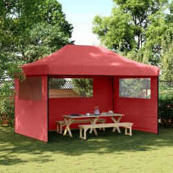 Namiot Imprezowy bordowy 292 x 440 x 315 cm Materiał Oxford