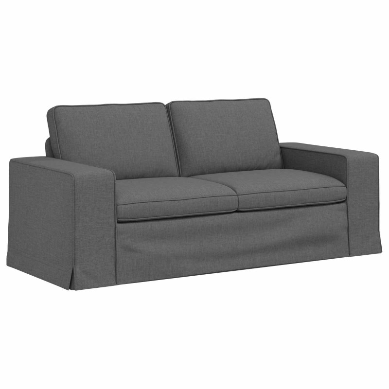 Sofa Ciemnoszary 182 x 80 x 82 cm tkanina
