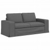 Sofa Ciemnoszary 182 x 80 x 82 cm tkanina