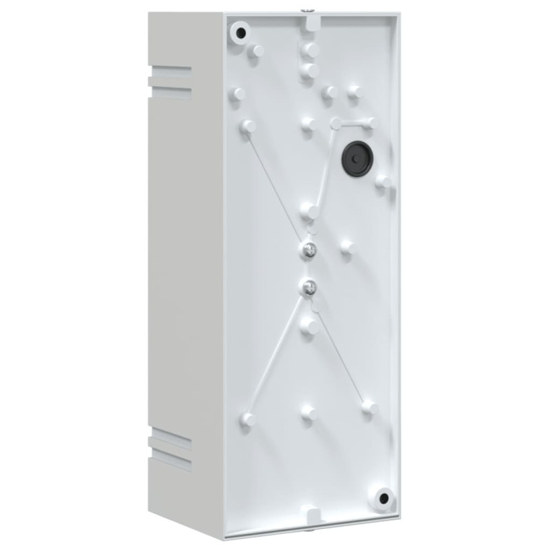 Kinkiety zewnętrzne, 2 szt. srebrne, stal nierdzewna