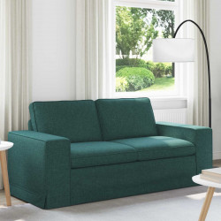Sofa Ciemna zieleń 182 x 80 x 82 cm tkanina