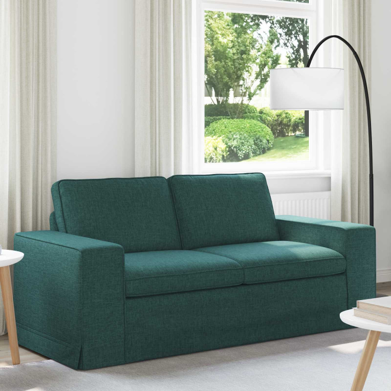 Sofa Ciemna zieleń 182 x 80 x 82 cm tkanina