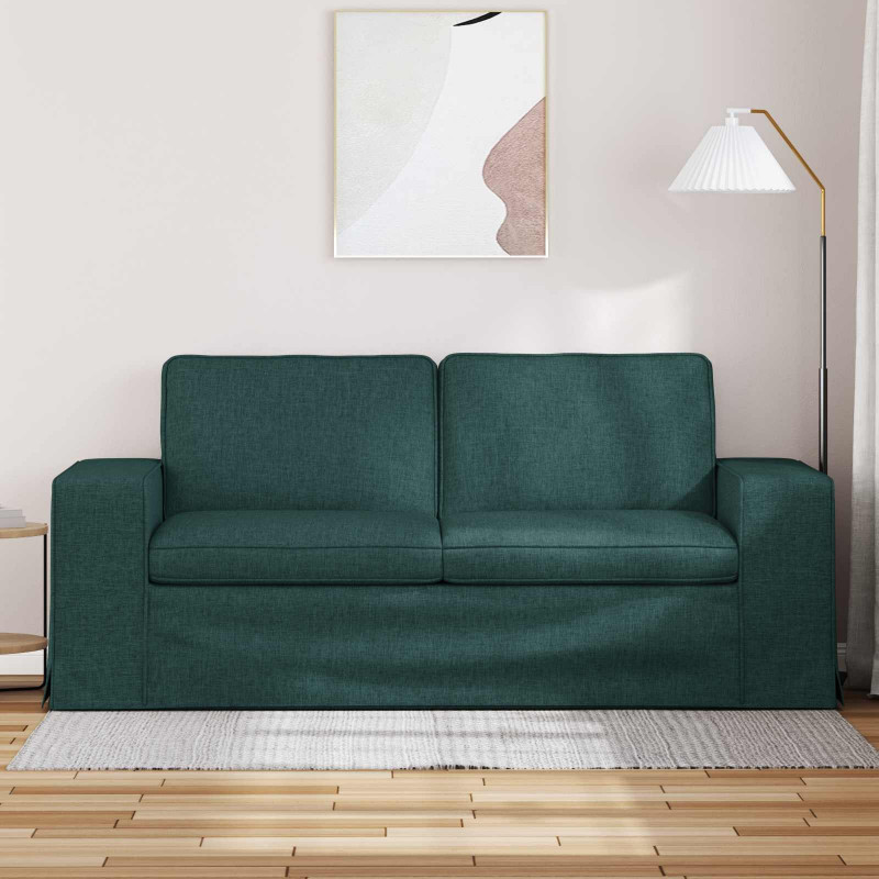 Sofa Ciemna zieleń 182 x 80 x 82 cm tkanina