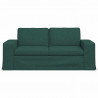 Sofa Ciemna zieleń 182 x 80 x 82 cm tkanina